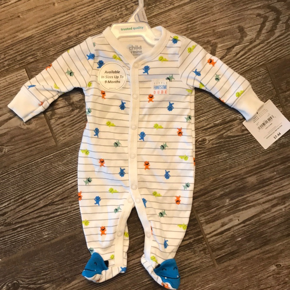 Child of mine by Carter’s newborn footie pjs